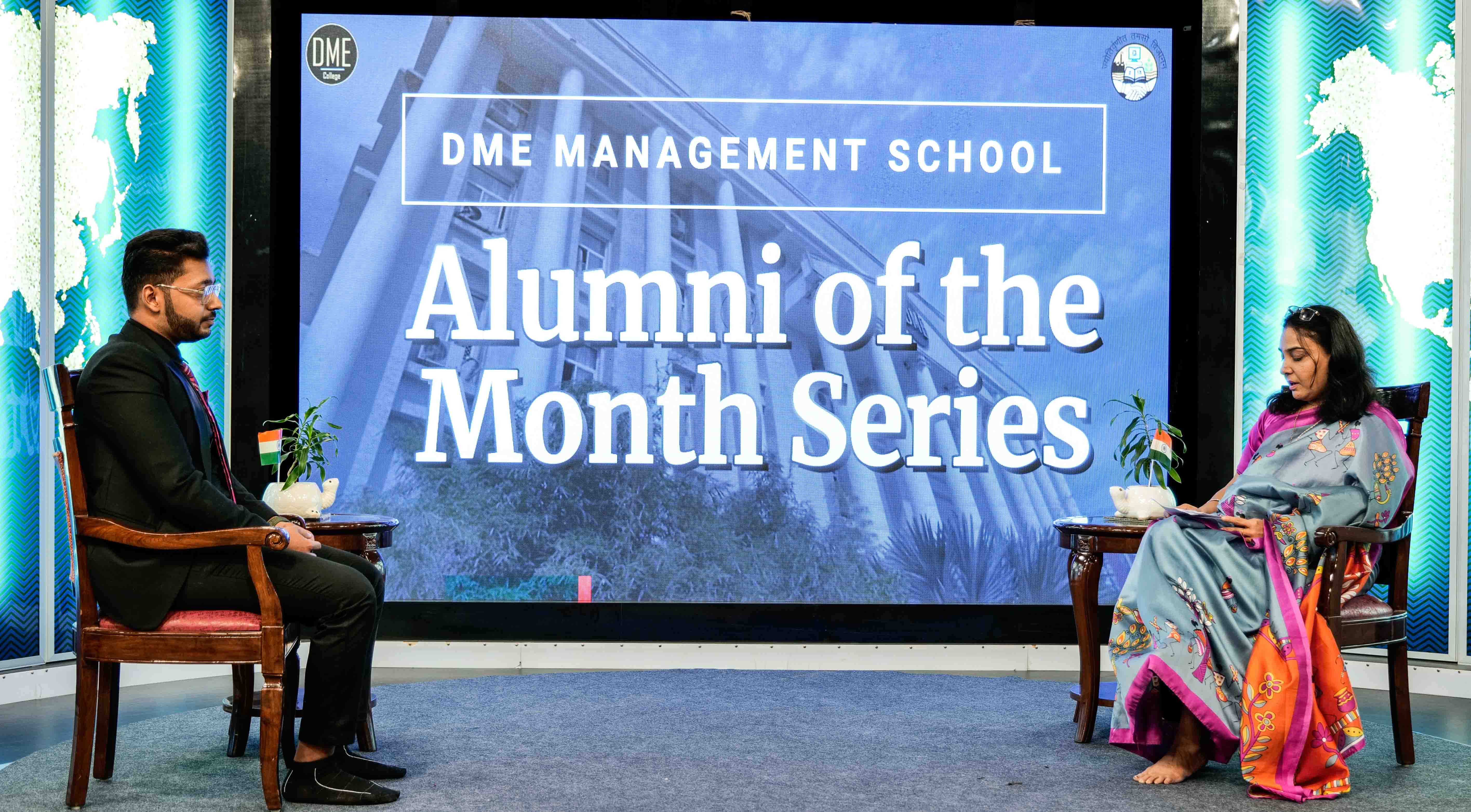 VoiceCoach AI founder at DME College podcast session